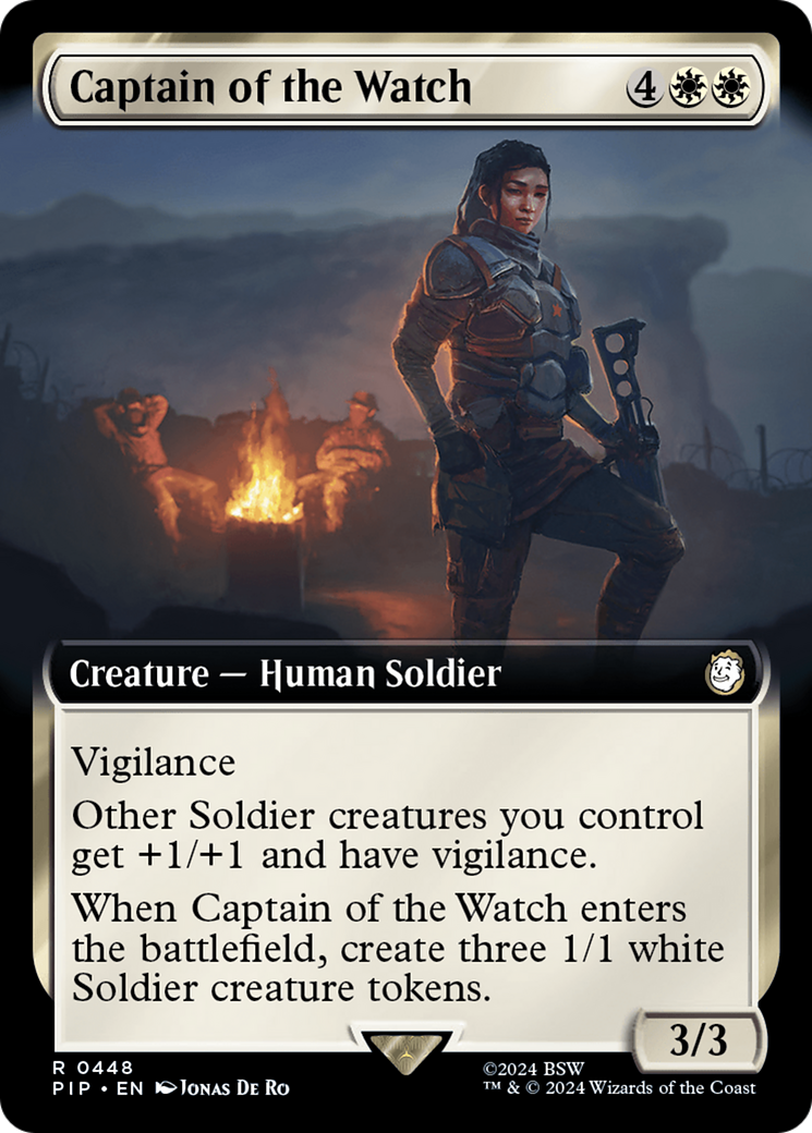 Captain of the Watch (Extended Art) [Fallout] - Magic: The Gathering - Card Brawlers | Quebec | Canada |