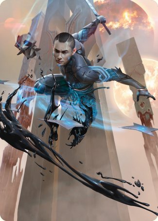 Kaito, Dancing Shadow Art Card [Phyrexia: All Will Be One Art Series] - Magic: The Gathering - Card Brawlers | Quebec | Canada |
