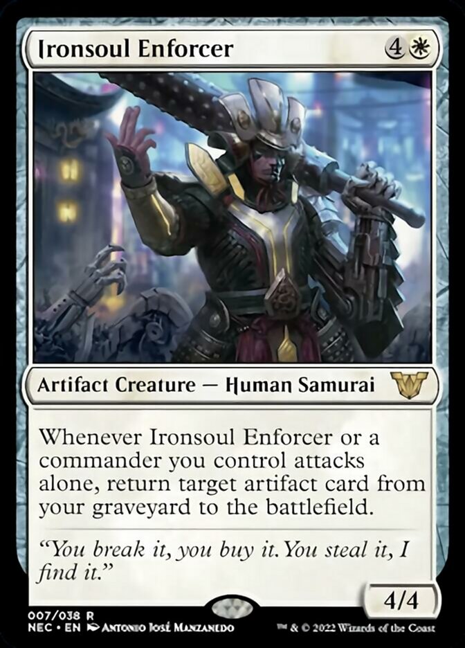 Ironsoul Enforcer [Kamigawa: Neon Dynasty Commander] - Magic: The Gathering - Card Brawlers | Quebec | Canada |