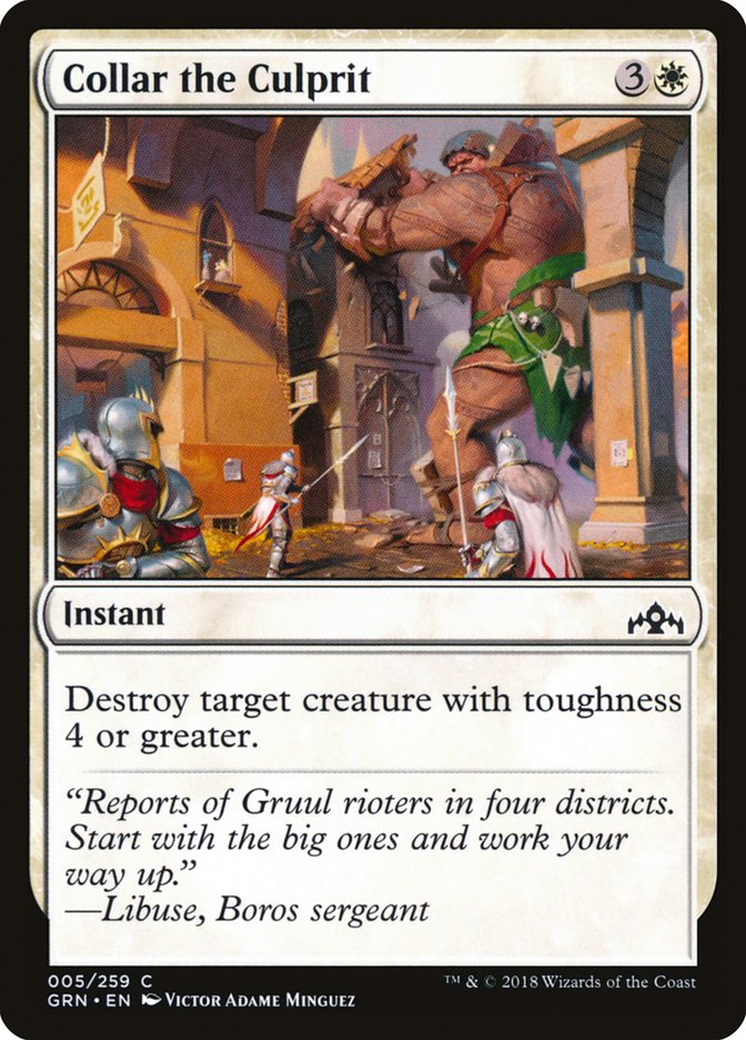 Collar the Culprit [Guilds of Ravnica] - Magic: The Gathering - Card Brawlers | Quebec | Canada |