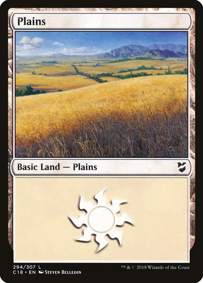 Plains (294) [Commander 2018] - Magic: The Gathering - Card Brawlers | Quebec | Canada |