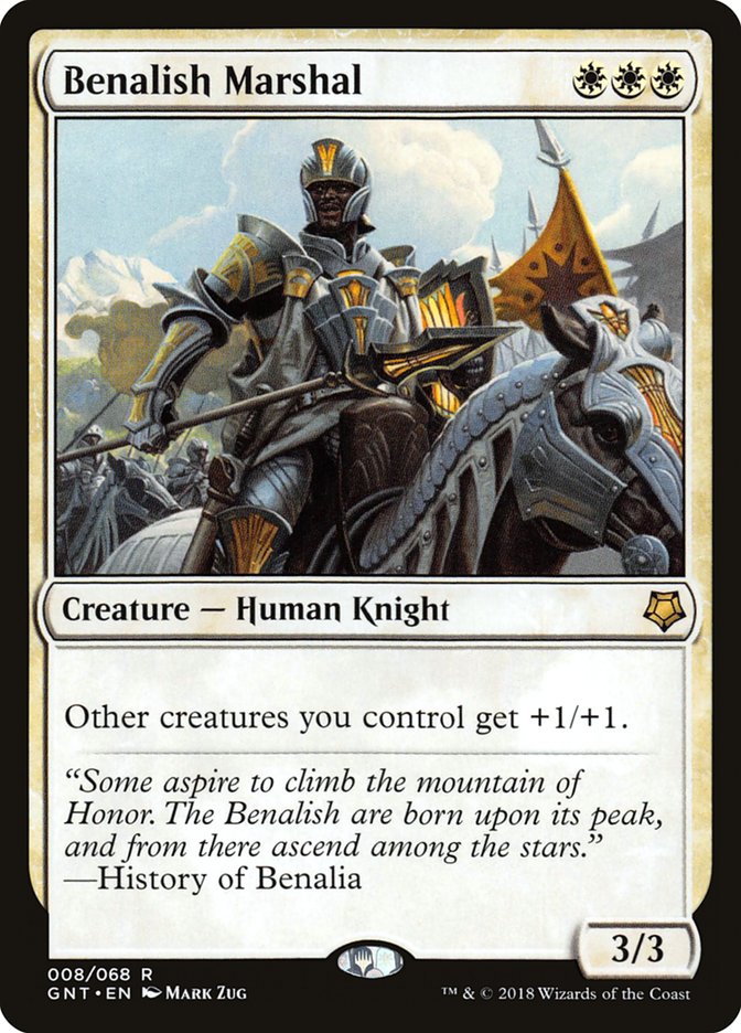 Benalish Marshal [Game Night 2018] - Magic: The Gathering - Card Brawlers | Quebec | Canada |