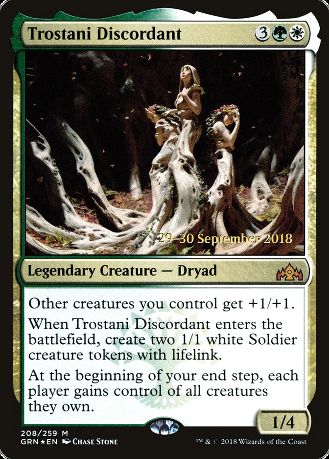 Trostani Discordant [Guilds of Ravnica Prerelease Promos] - Magic: The Gathering - Card Brawlers | Quebec | Canada |
