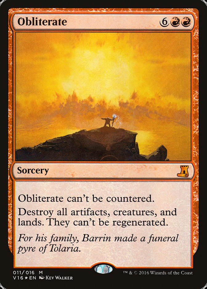 Obliterate [From the Vault: Lore] - Magic: The Gathering - Card Brawlers | Quebec | Canada |
