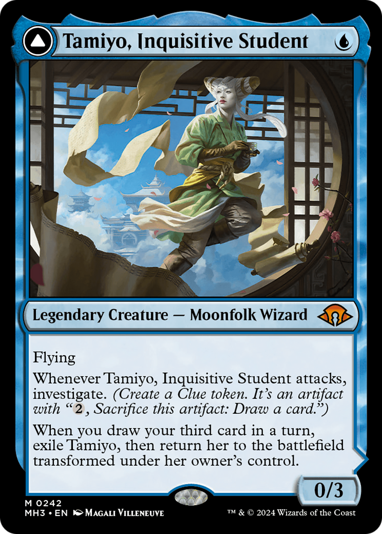 Tamiyo, Inquisitive Student // Tamiyo, Seasoned Scholar [Modern Horizons 3] - Magic: The Gathering - Card Brawlers | Quebec | Canada |