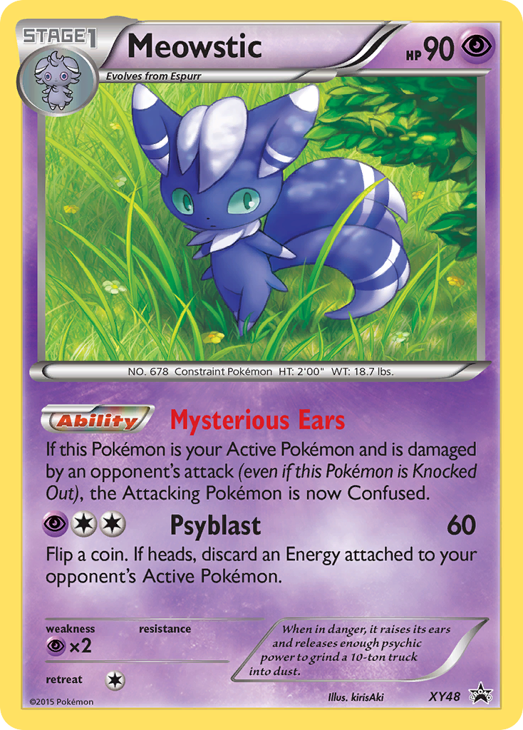 Meowstic (XY48) [XY: Black Star Promos] - Pokémon - Card Brawlers | Quebec | Canada |