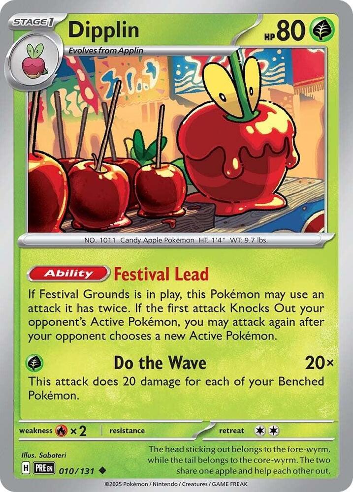 Dipplin (010/131) [Scarlet & Violet: Prismatic Evolutions] - Pokémon - Card Brawlers | Quebec | Canada |