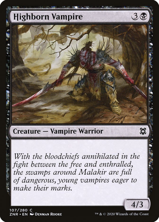 Highborn Vampire [Zendikar Rising] - Magic: The Gathering - Card Brawlers | Quebec | Canada |