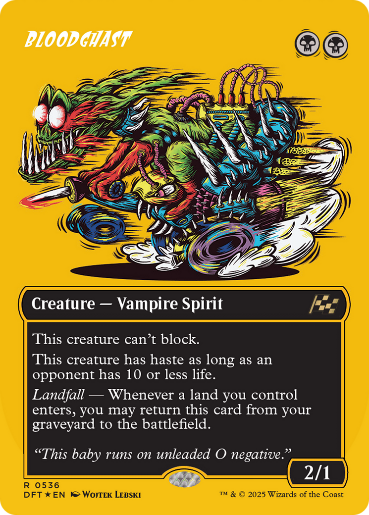 Bloodghast (Borderless) (First-Place Foil) [Aetherdrift] - Magic: The Gathering - Card Brawlers | Quebec | Canada |