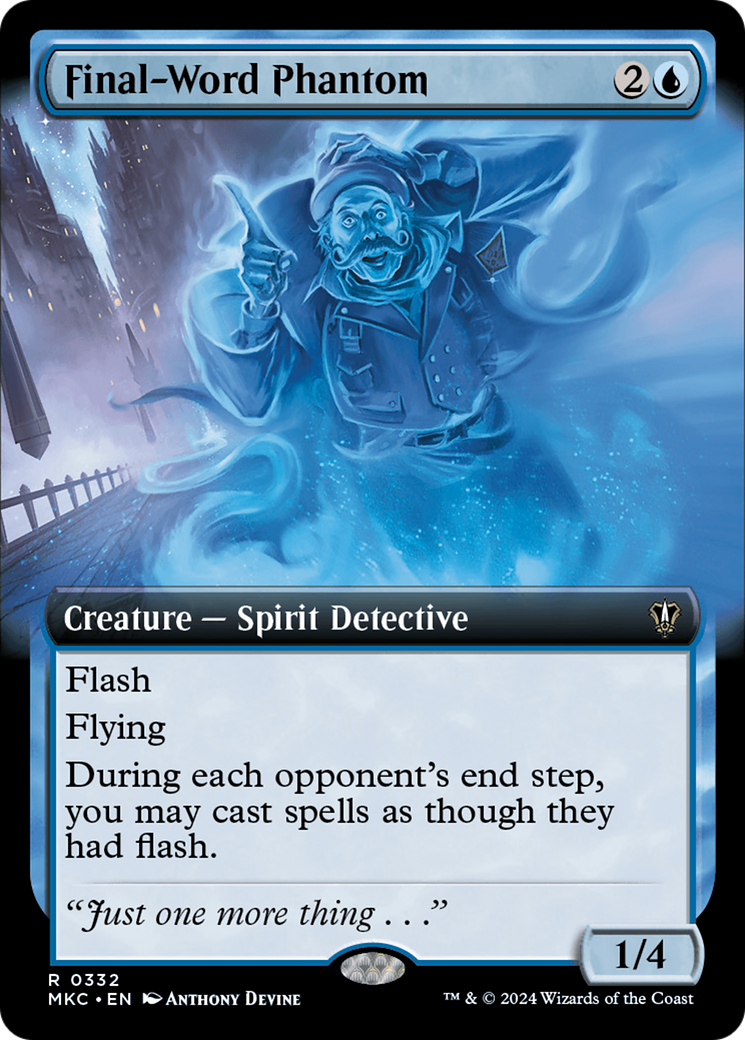 Final-Word Phantom (Extended Art) [Murders at Karlov Manor Commander] - Magic: The Gathering - Card Brawlers | Quebec | Canada |