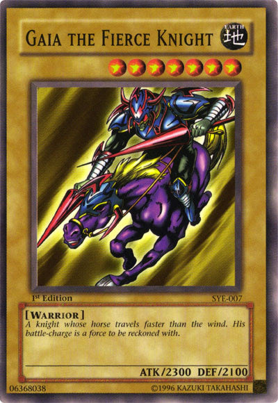 Gaia The Fierce Knight [SYE-007] Common - Yu-Gi-Oh! - Card Brawlers | Quebec | Canada |