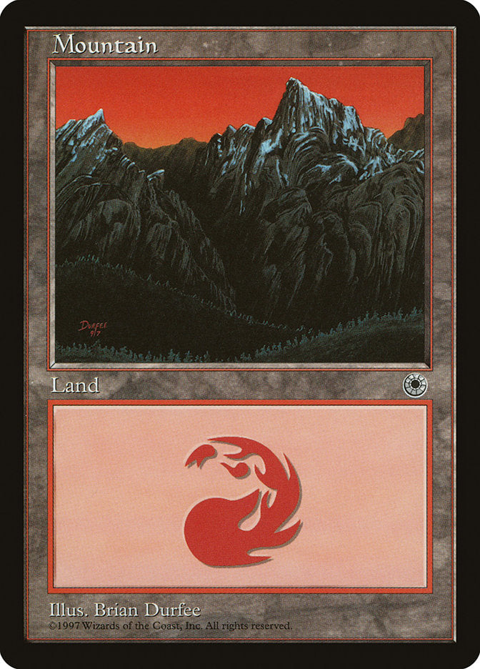 Mountain (9/7 Signature / Peak on Left) [Portal] - Magic: The Gathering - Card Brawlers | Quebec | Canada |