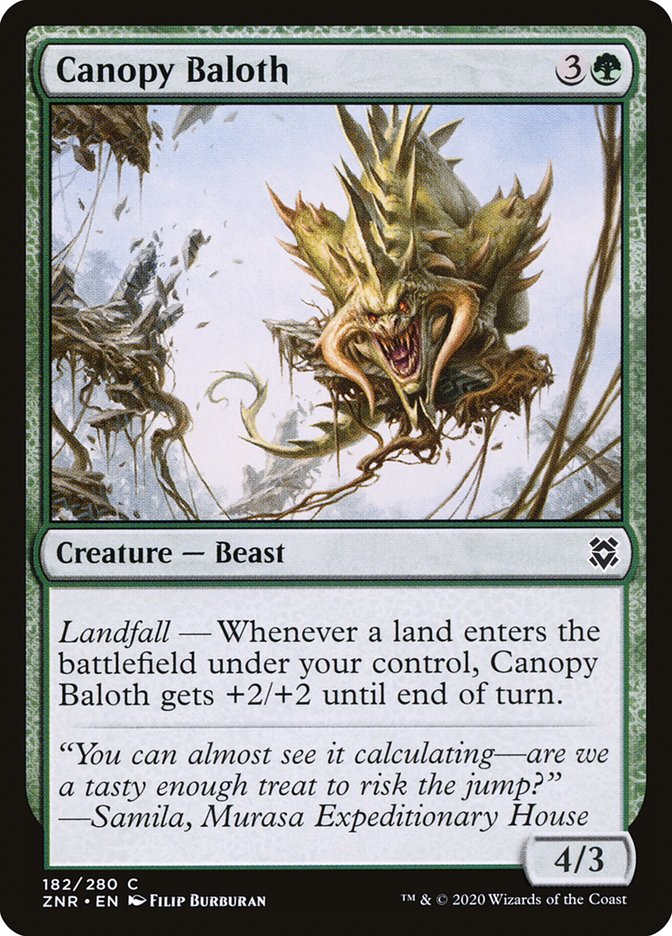 Canopy Baloth [Zendikar Rising] - Magic: The Gathering - Card Brawlers | Quebec | Canada |