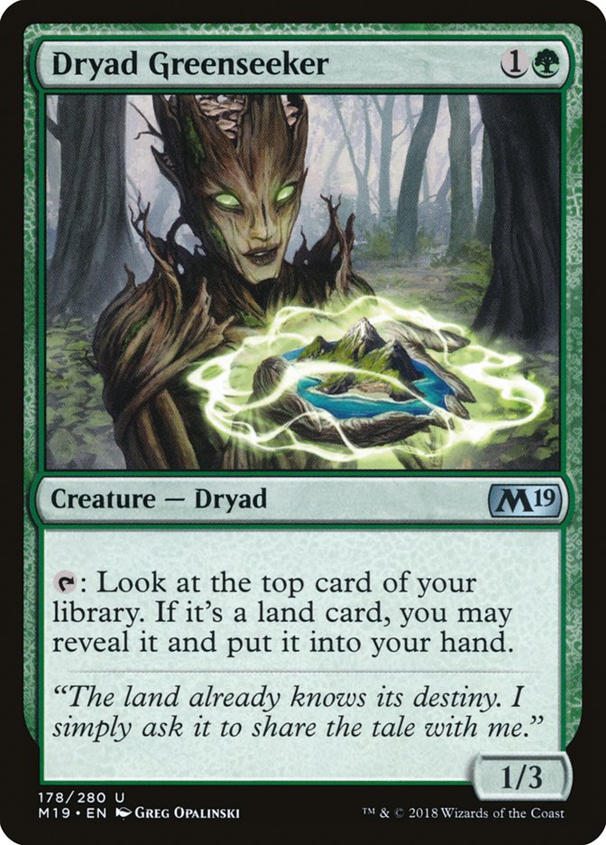 Dryad Greenseeker [Core Set 2019] - Magic: The Gathering - Card Brawlers | Quebec | Canada |