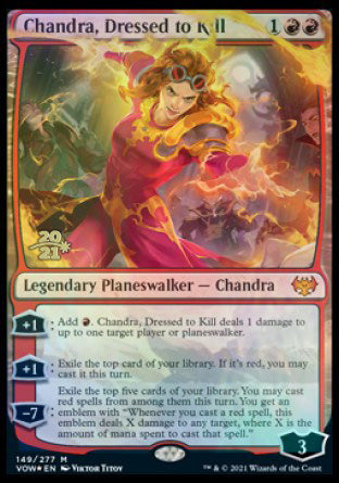 Chandra, Dressed to Kill [Innistrad: Crimson Vow Prerelease Promos] - Magic: The Gathering - Card Brawlers | Quebec | Canada |
