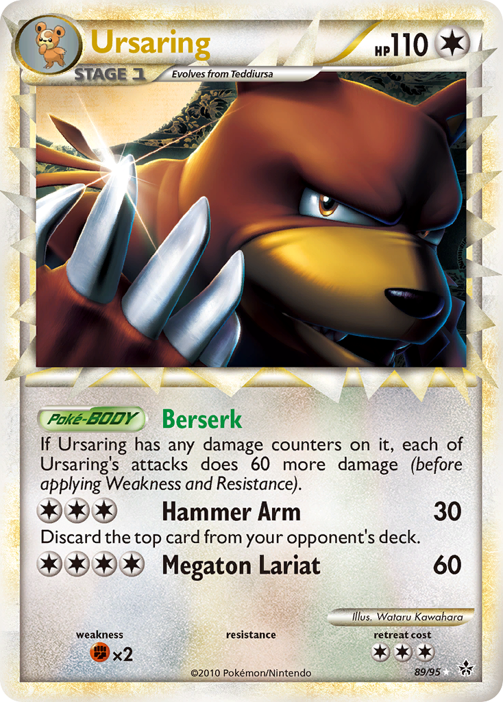 Ursaring (89/95) [HeartGold & SoulSilver: Unleashed] - Pokémon - Card Brawlers | Quebec | Canada |