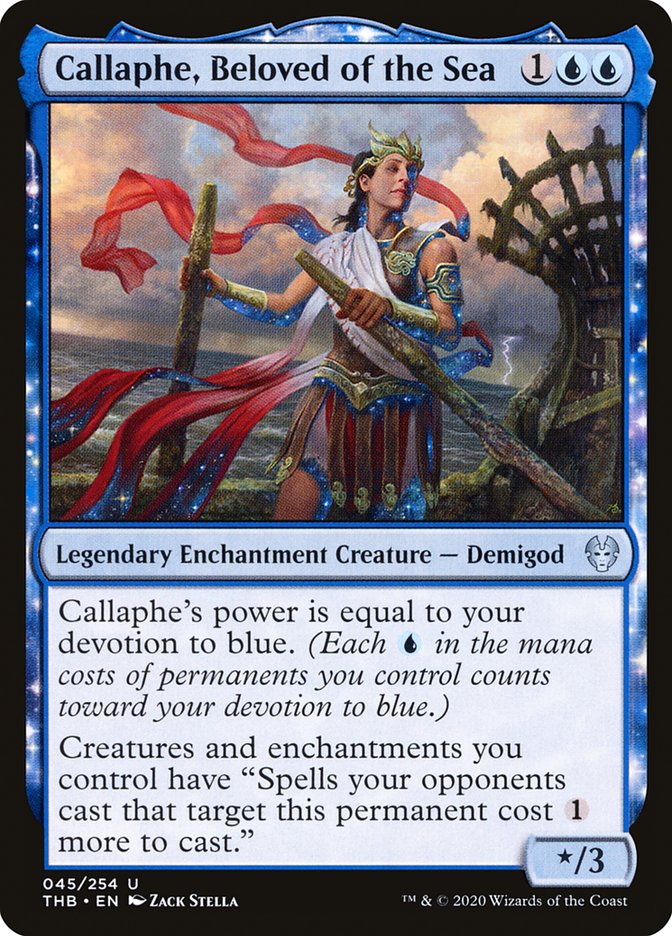 Callaphe, Beloved of the Sea [Theros Beyond Death] - Magic: The Gathering - Card Brawlers | Quebec | Canada |