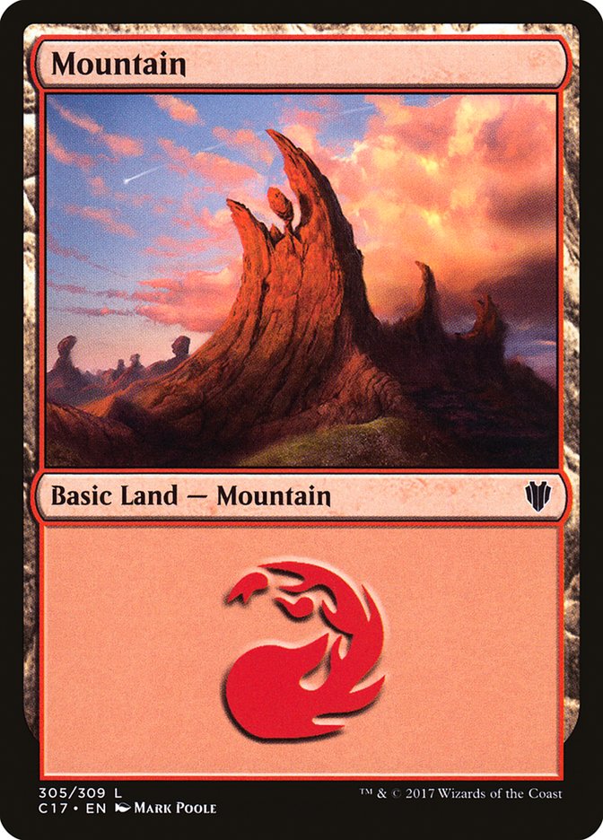 Mountain (305) [Commander 2017] - Magic: The Gathering - Card Brawlers | Quebec | Canada |