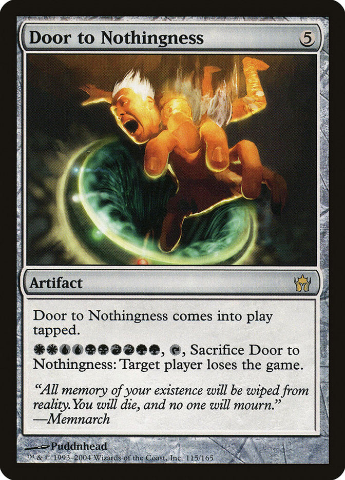 Door to Nothingness [Fifth Dawn] - Magic: The Gathering - Card Brawlers | Quebec | Canada |