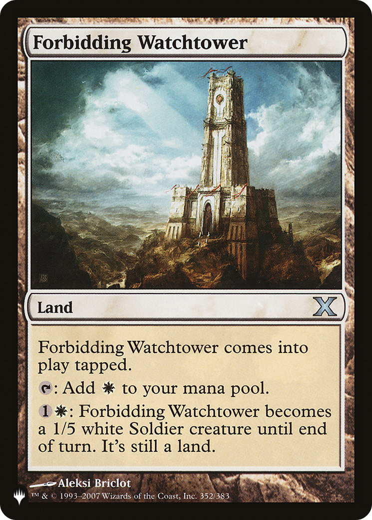 Forbidding Watchtower [The List] - Magic: The Gathering - Card Brawlers | Quebec | Canada |