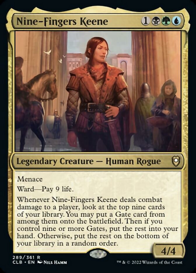 Nine-Fingers Keene [Commander Legends: Battle for Baldur's Gate] - Magic: The Gathering - Card Brawlers | Quebec | Canada |