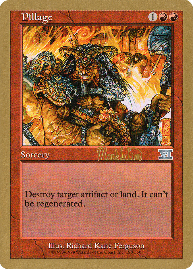 Pillage (Mark Le Pine) [World Championship Decks 1999] - Magic: The Gathering - Card Brawlers | Quebec | Canada |