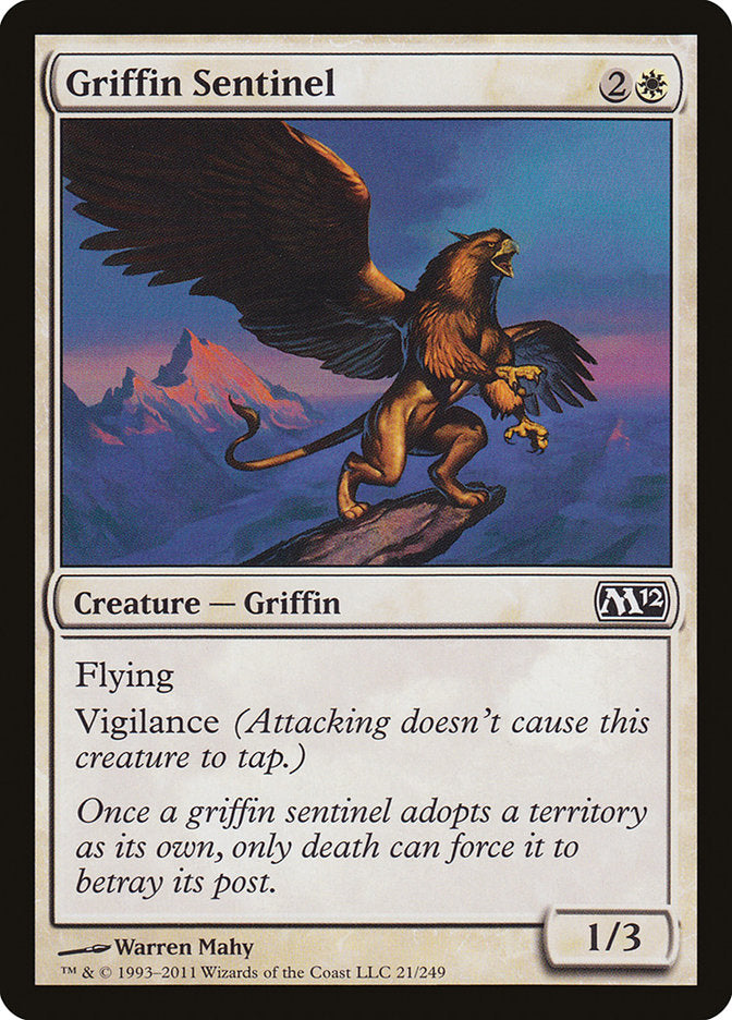 Griffin Sentinel [Magic 2012] - Magic: The Gathering - Card Brawlers | Quebec | Canada |