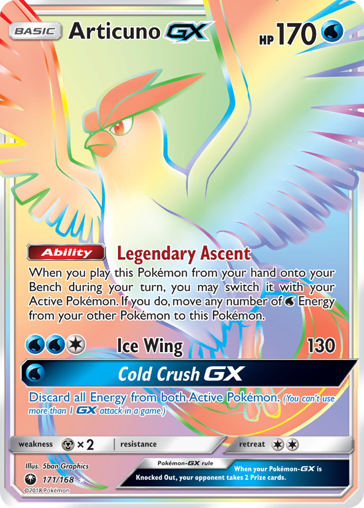 Articuno GX (171/168) [Sun & Moon: Celestial Storm] - Pokémon - Card Brawlers | Quebec | Canada |