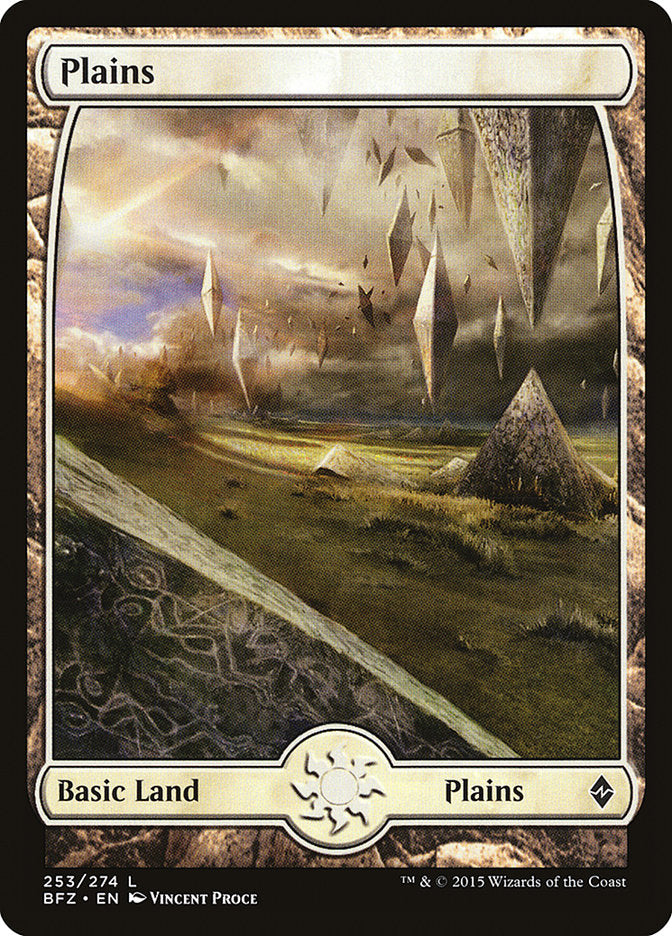 Plains (253) (Full Art) [Battle for Zendikar] - Magic: The Gathering - Card Brawlers | Quebec | Canada |