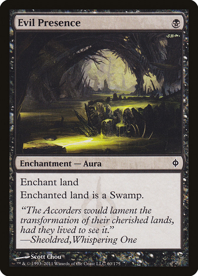 Evil Presence [New Phyrexia] - Magic: The Gathering - Card Brawlers | Quebec | Canada |