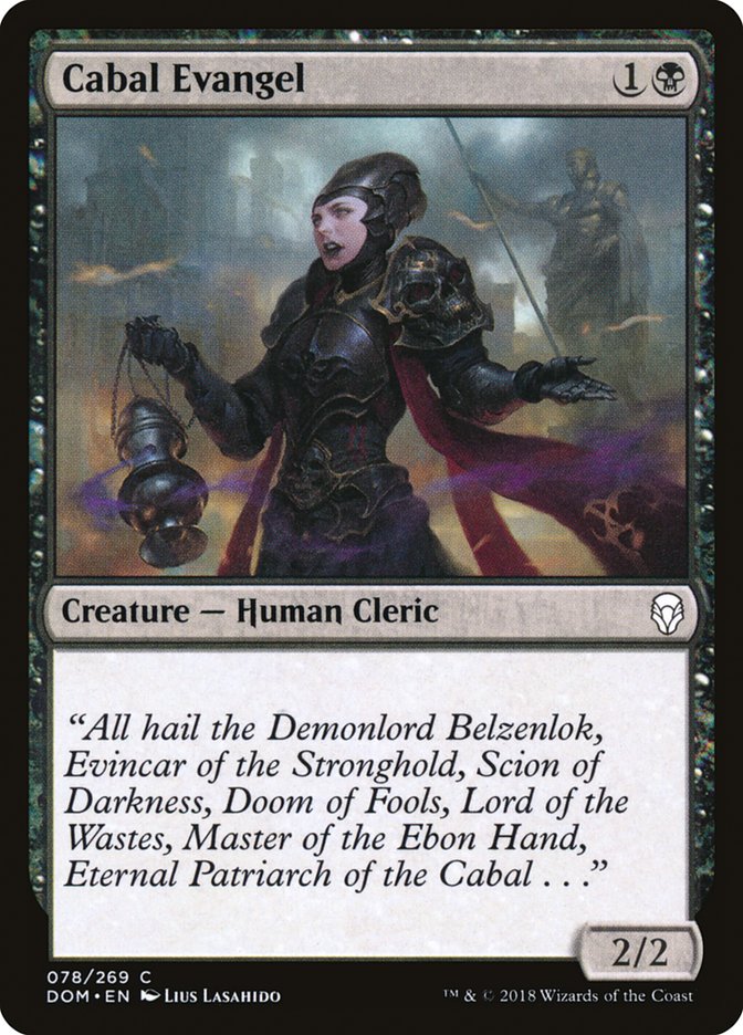 Cabal Evangel [Dominaria] - Magic: The Gathering - Card Brawlers | Quebec | Canada |