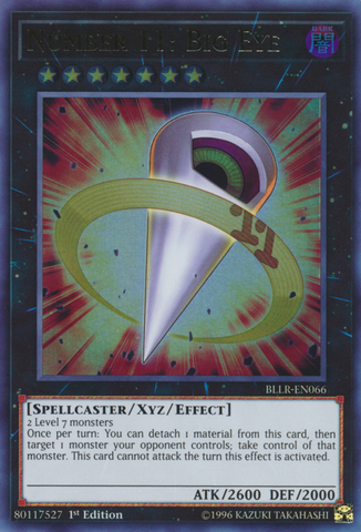 Number 11: Big Eye [BLLR-EN066] Ultra Rare - Yu-Gi-Oh! - Card Brawlers | Quebec | Canada |