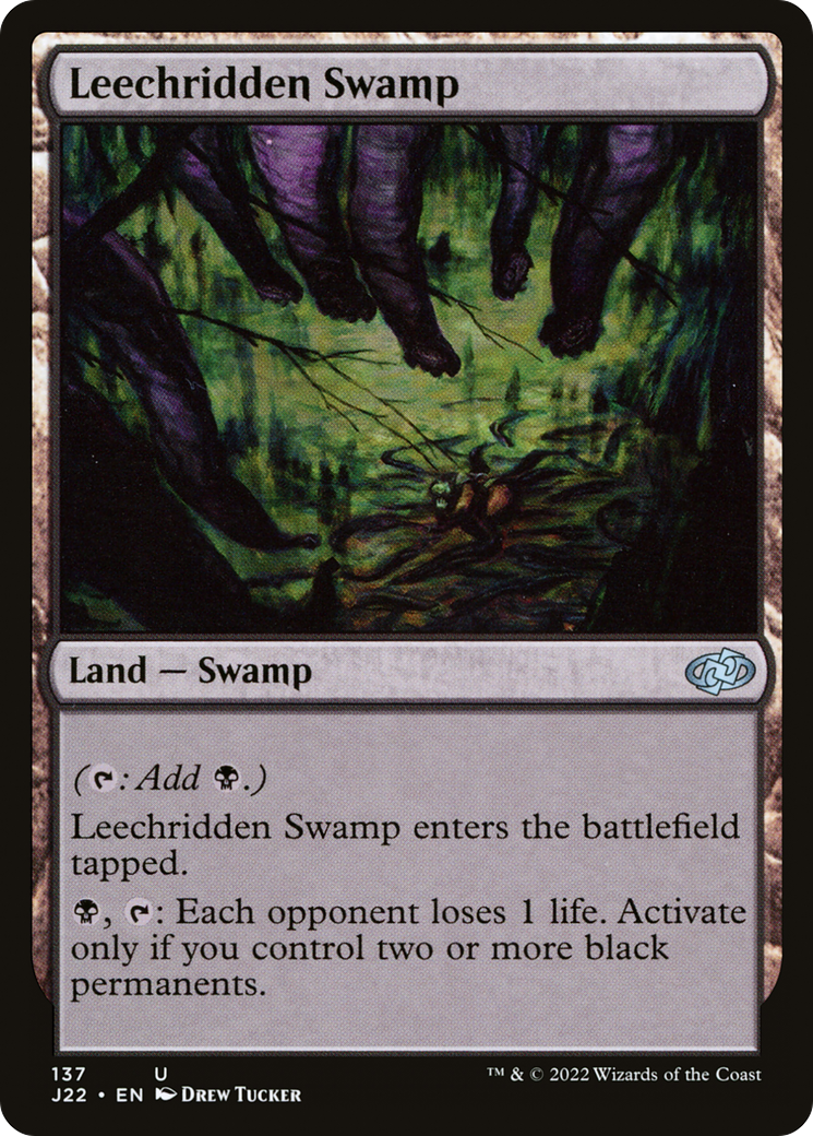 Leechridden Swamp [Jumpstart 2022] - Magic: The Gathering - Card Brawlers | Quebec | Canada |