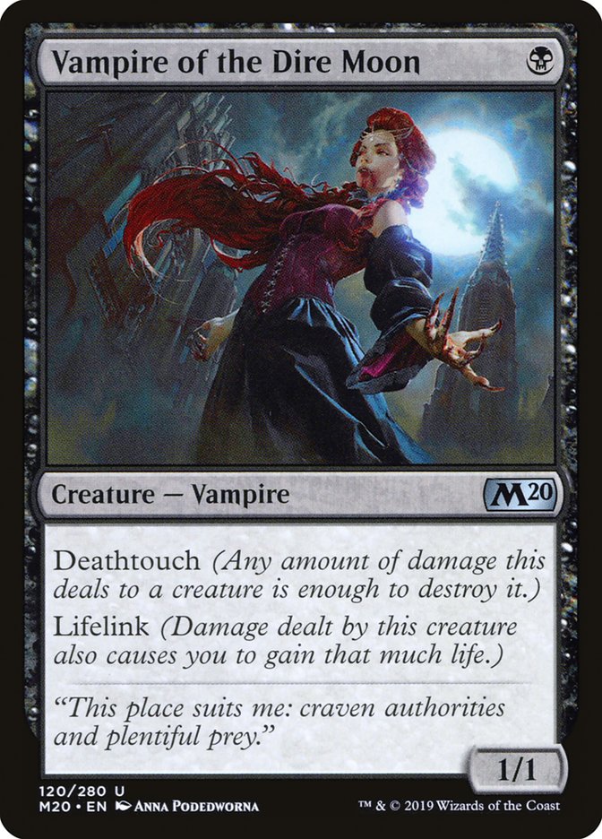 Vampire of the Dire Moon [Core Set 2020] - Magic: The Gathering - Card Brawlers | Quebec | Canada |