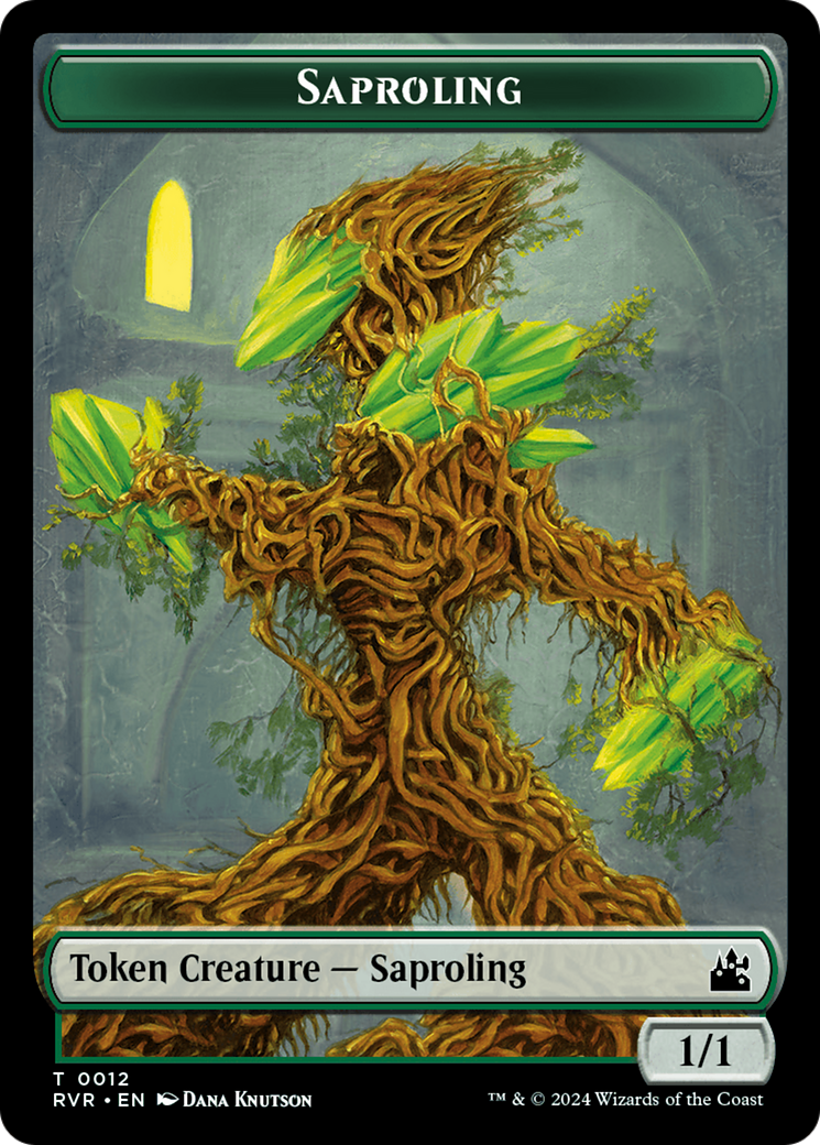 Saproling // Emblem - Domri Rade Double-Sided Token [Ravnica Remastered Tokens] - Magic: The Gathering - Card Brawlers | Quebec | Canada |