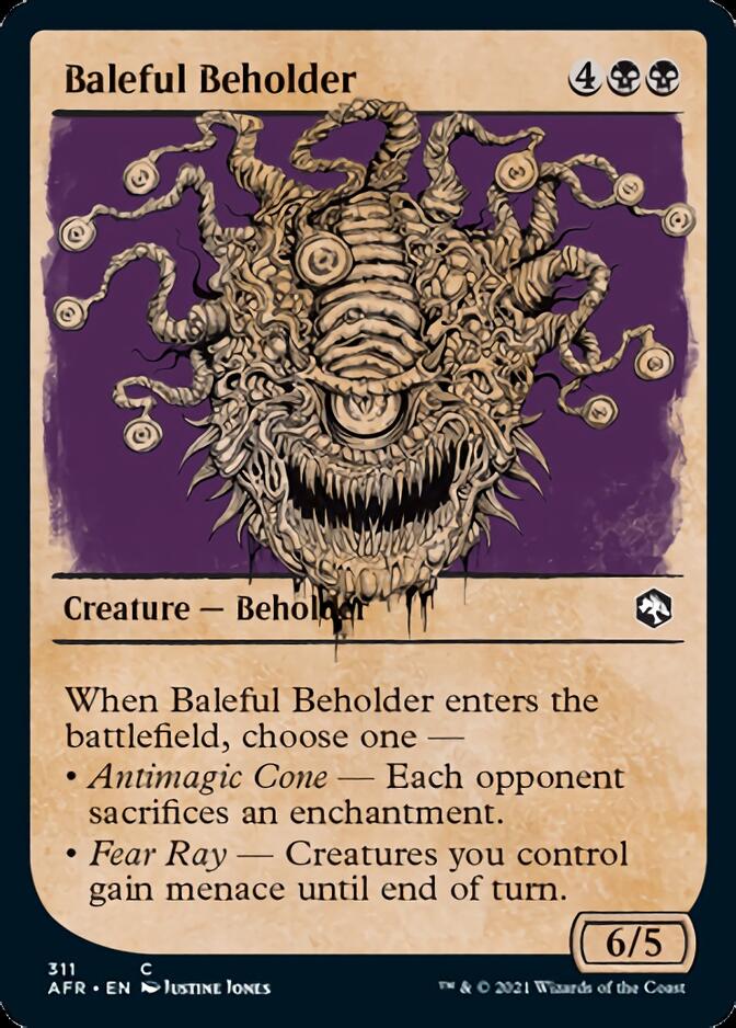 Baleful Beholder (Showcase) [Dungeons & Dragons: Adventures in the Forgotten Realms] - Magic: The Gathering - Card Brawlers | Quebec | Canada |