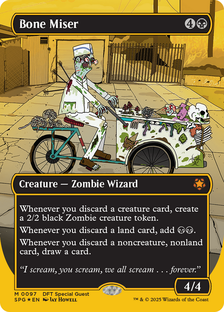 Bone Miser (Borderless) (First-Place Foil) [Aetherdrift Special Guests] - Magic: The Gathering - Card Brawlers | Quebec | Canada |
