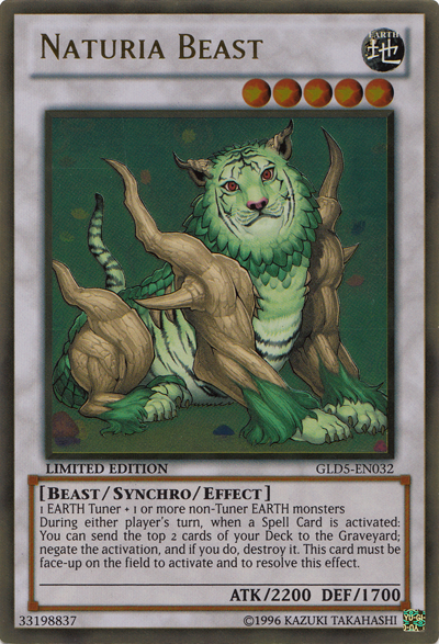 Naturia Beast [GLD5-EN032] Gold Rare - Yu-Gi-Oh! - Card Brawlers | Quebec | Canada |