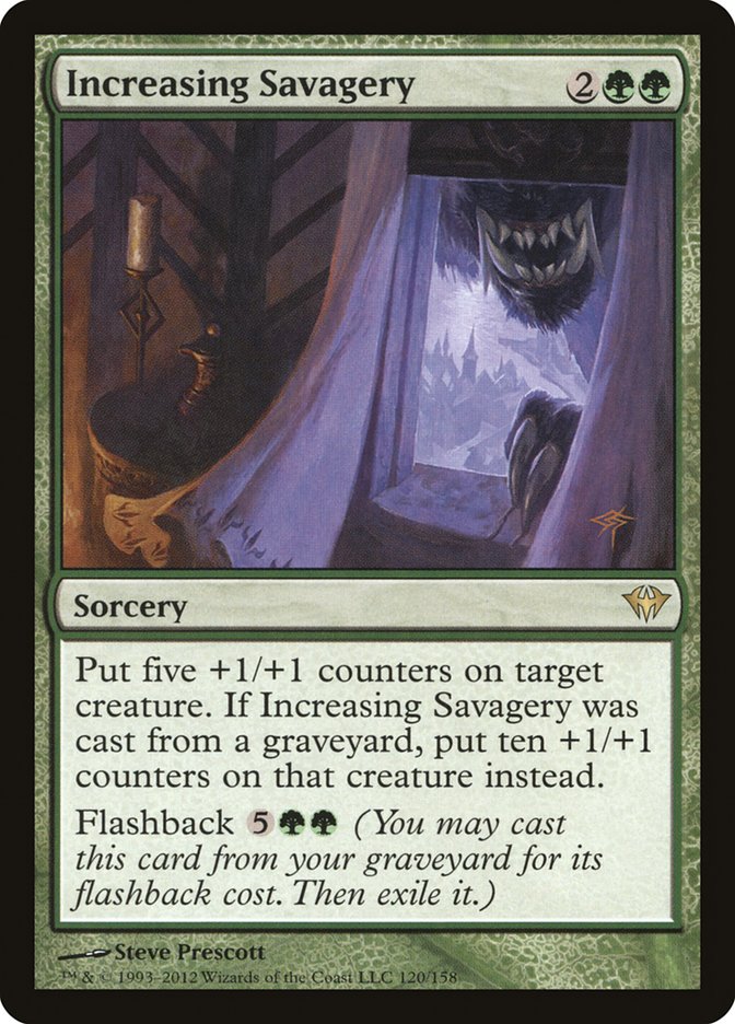 Increasing Savagery [Dark Ascension] - Magic: The Gathering - Card Brawlers | Quebec | Canada |