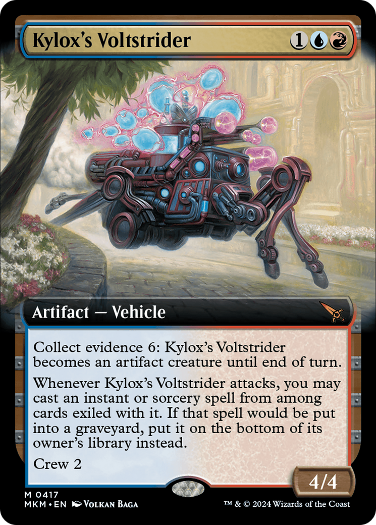 Kylox's Voltstrider (Extended Art) [Murders at Karlov Manor] - Magic: The Gathering - Card Brawlers | Quebec | Canada |