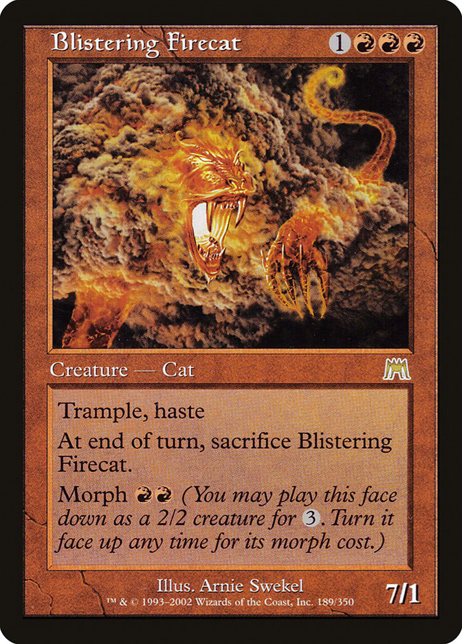 Blistering Firecat [Onslaught] - Magic: The Gathering - Card Brawlers | Quebec | Canada |