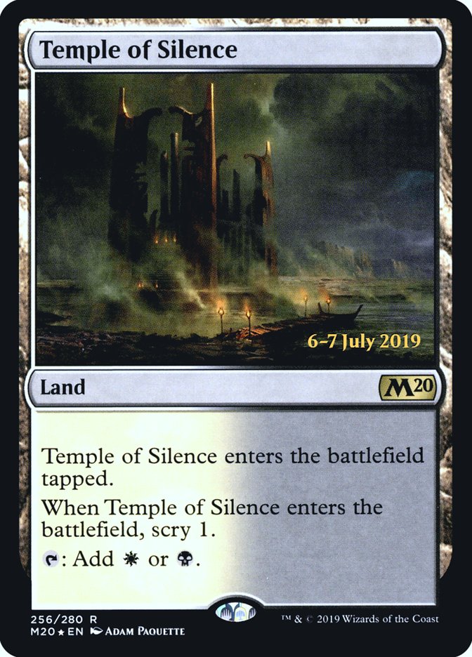 Temple of Silence [Core Set 2020 Prerelease Promos] - Magic: The Gathering - Card Brawlers | Quebec | Canada |