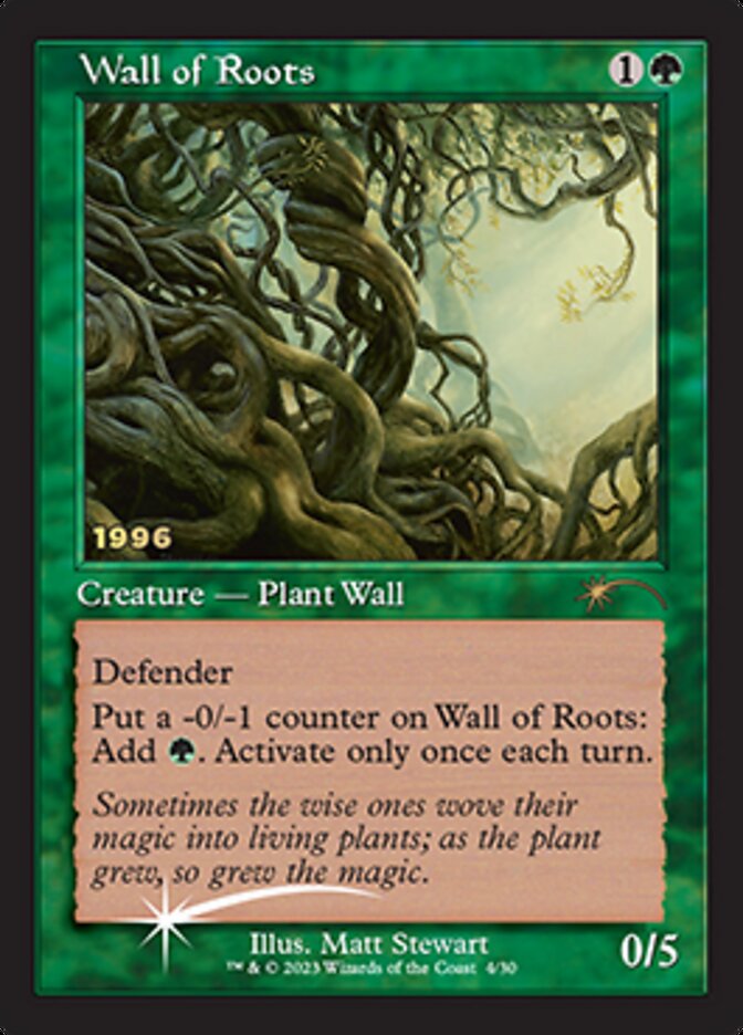 Wall of Roots [30th Anniversary Promos] - Magic: The Gathering - Card Brawlers | Quebec | Canada |