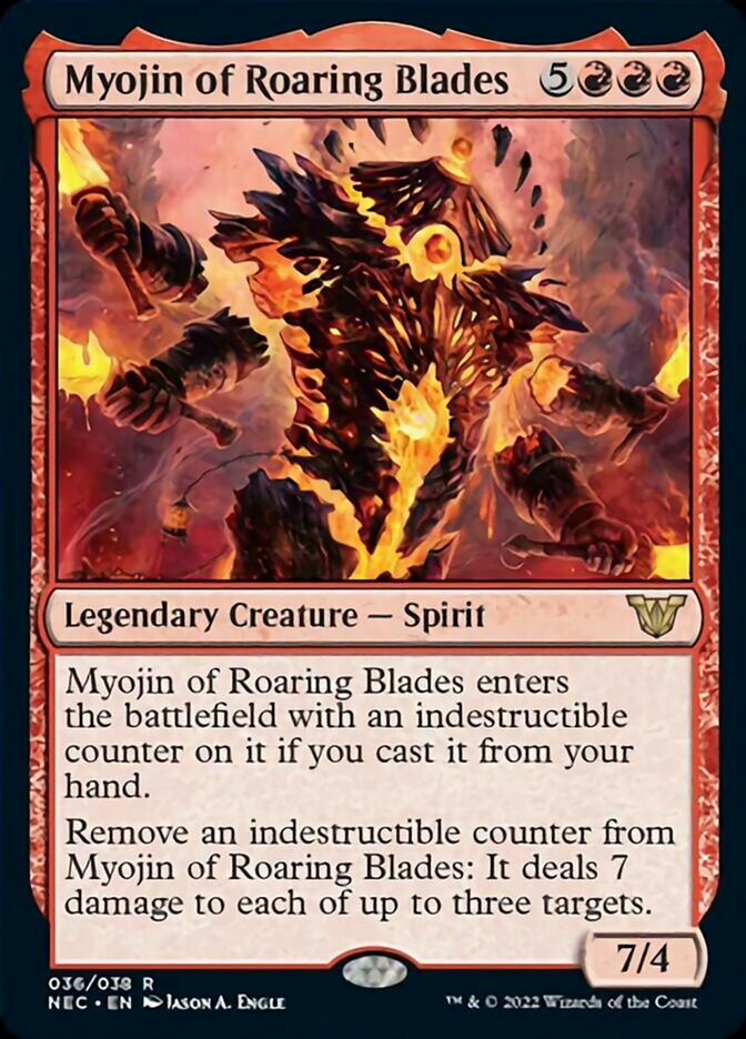 Myojin of Roaring Blades [Kamigawa: Neon Dynasty Commander] - Magic: The Gathering - Card Brawlers | Quebec | Canada |