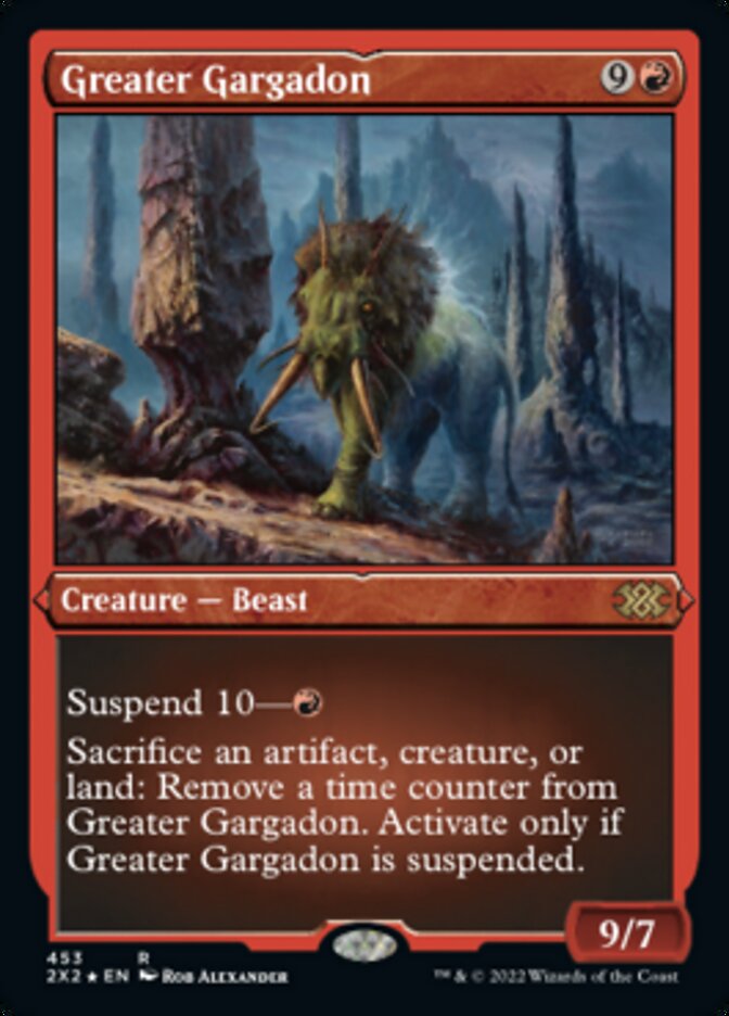 Greater Gargadon (Foil Etched) [Double Masters 2022] - Magic: The Gathering - Card Brawlers | Quebec | Canada |