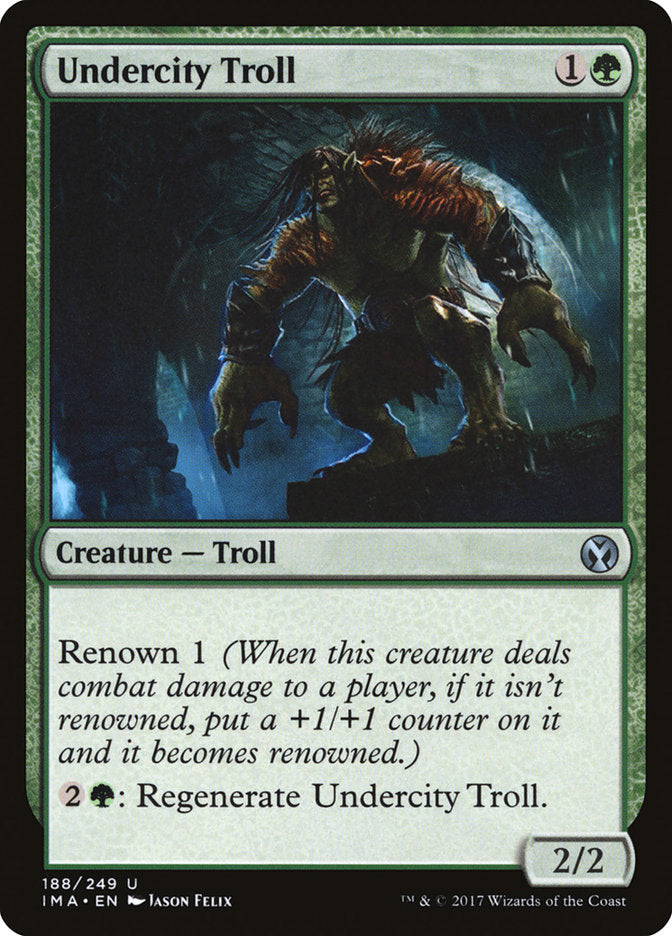 Undercity Troll [Iconic Masters] - Magic: The Gathering - Card Brawlers | Quebec | Canada |