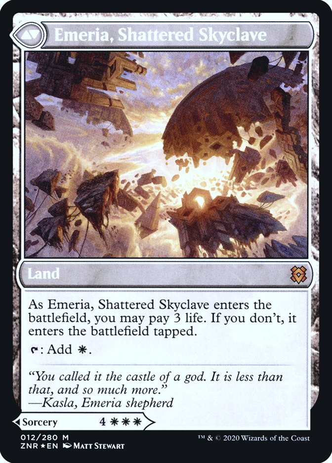 Emeria's Call // Emeria, Shattered Skyclave [Zendikar Rising Prerelease Promos] - Magic: The Gathering - Card Brawlers | Quebec | Canada |