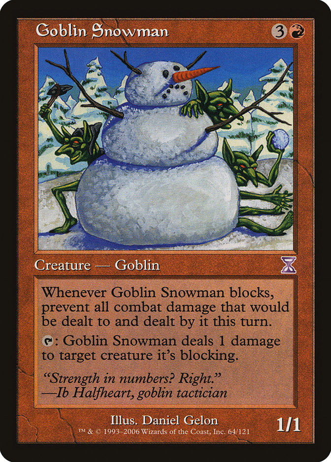 Goblin Snowman [Time Spiral Timeshifted] - Magic: The Gathering - Card Brawlers | Quebec | Canada |