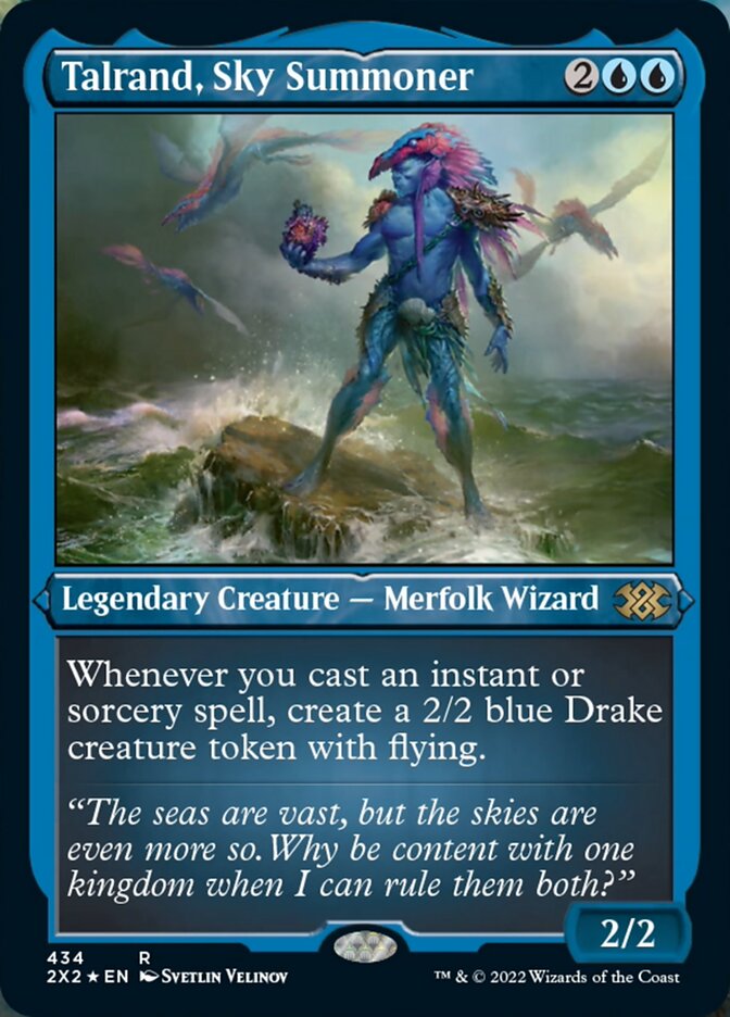 Talrand, Sky Summoner (Foil Etched) [Double Masters 2022] - Magic: The Gathering - Card Brawlers | Quebec | Canada |