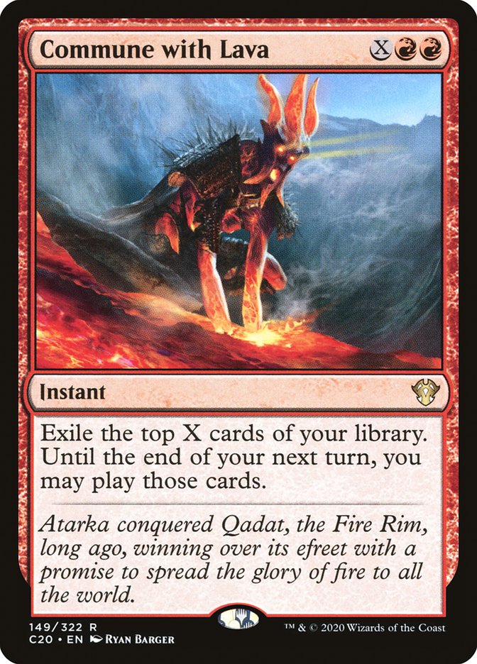 Commune with Lava [Commander 2020] - Magic: The Gathering - Card Brawlers | Quebec | Canada |